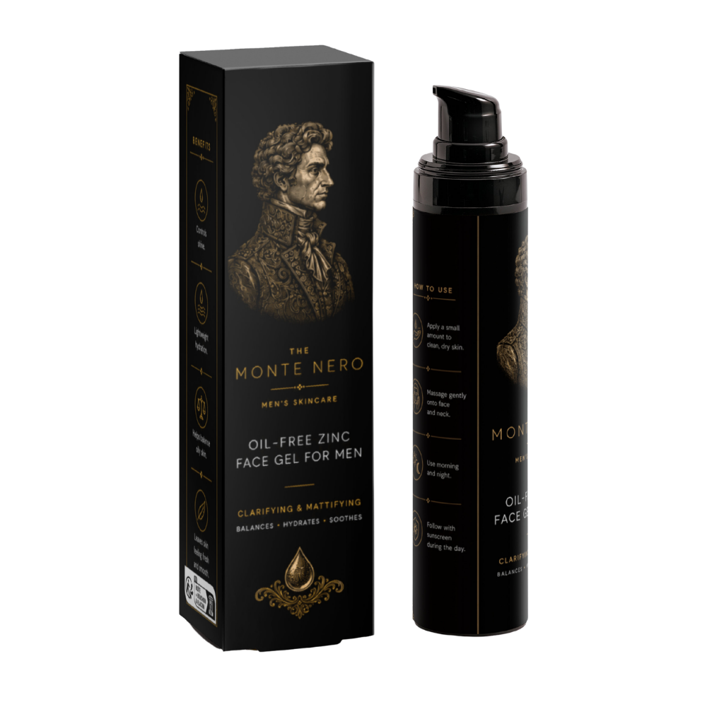Oil-Free Zinc Face Gel for Men