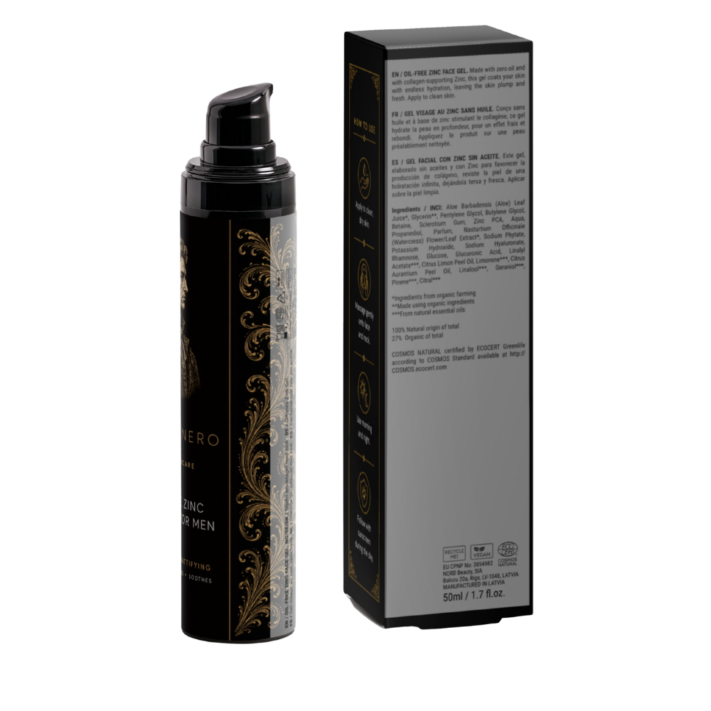 Oil-Free Zinc Face Gel for Men
