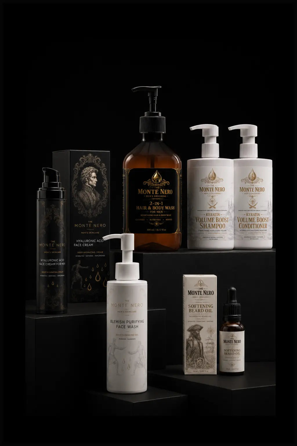 Complete Grooming Kit — luxury editorial product set