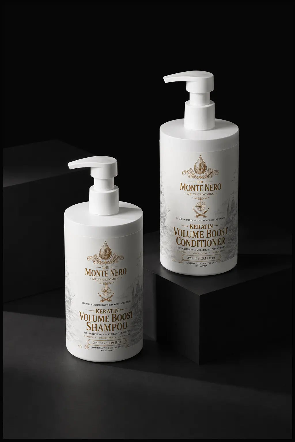 Haircare Duo — luxury editorial product set