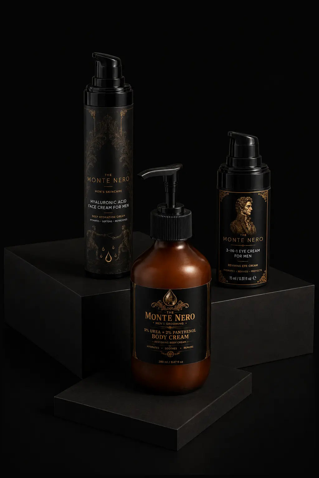 Hydration & Repair Routine — luxury editorial product set